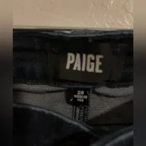 Jeans Paige Merritt Pour Femme - Taille 26, Délavé Moyen, Ourlet Effiloché, Neuf Avec étiquettes